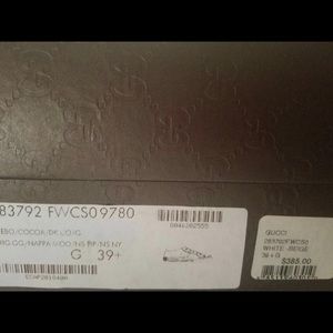 Authentic women's Gucci sneakers