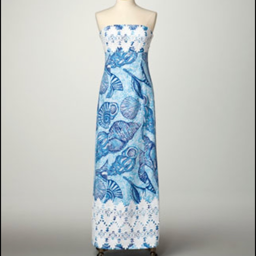 🌟 Lilly Pulitzer True Blue Stuffed Shells Dress