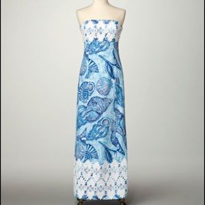 🌟 Lilly Pulitzer True Blue Stuffed Shells Dress
