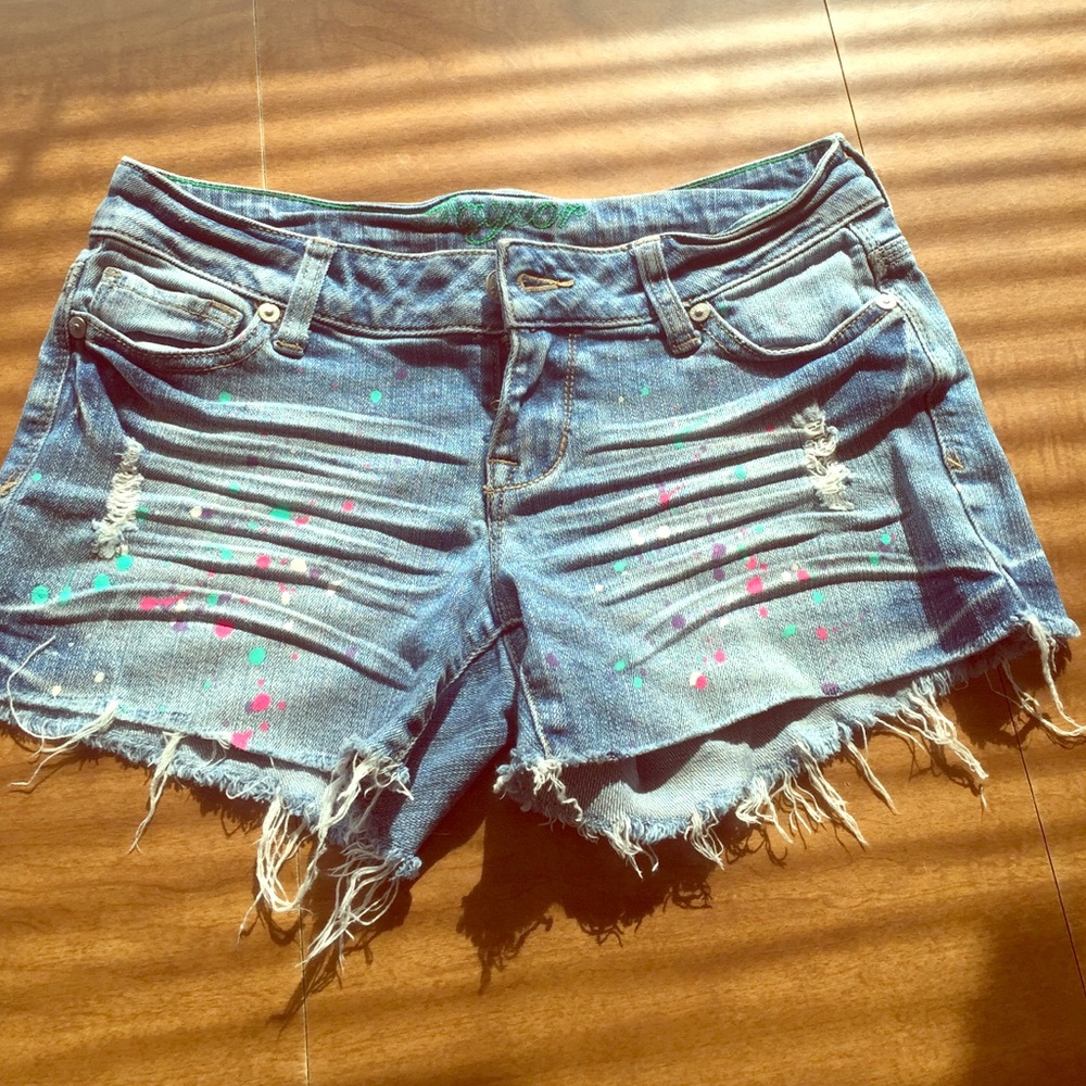 Paint splatter cut offs!