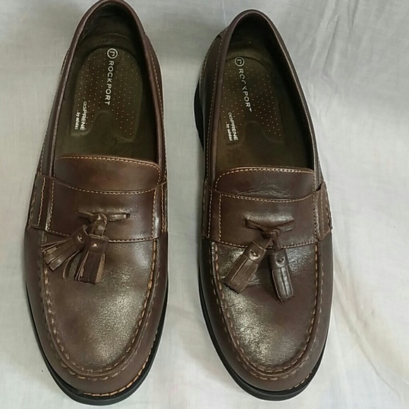 Rockport  Other - Men's Rockport Boat Shoes Brown 9 M Leather