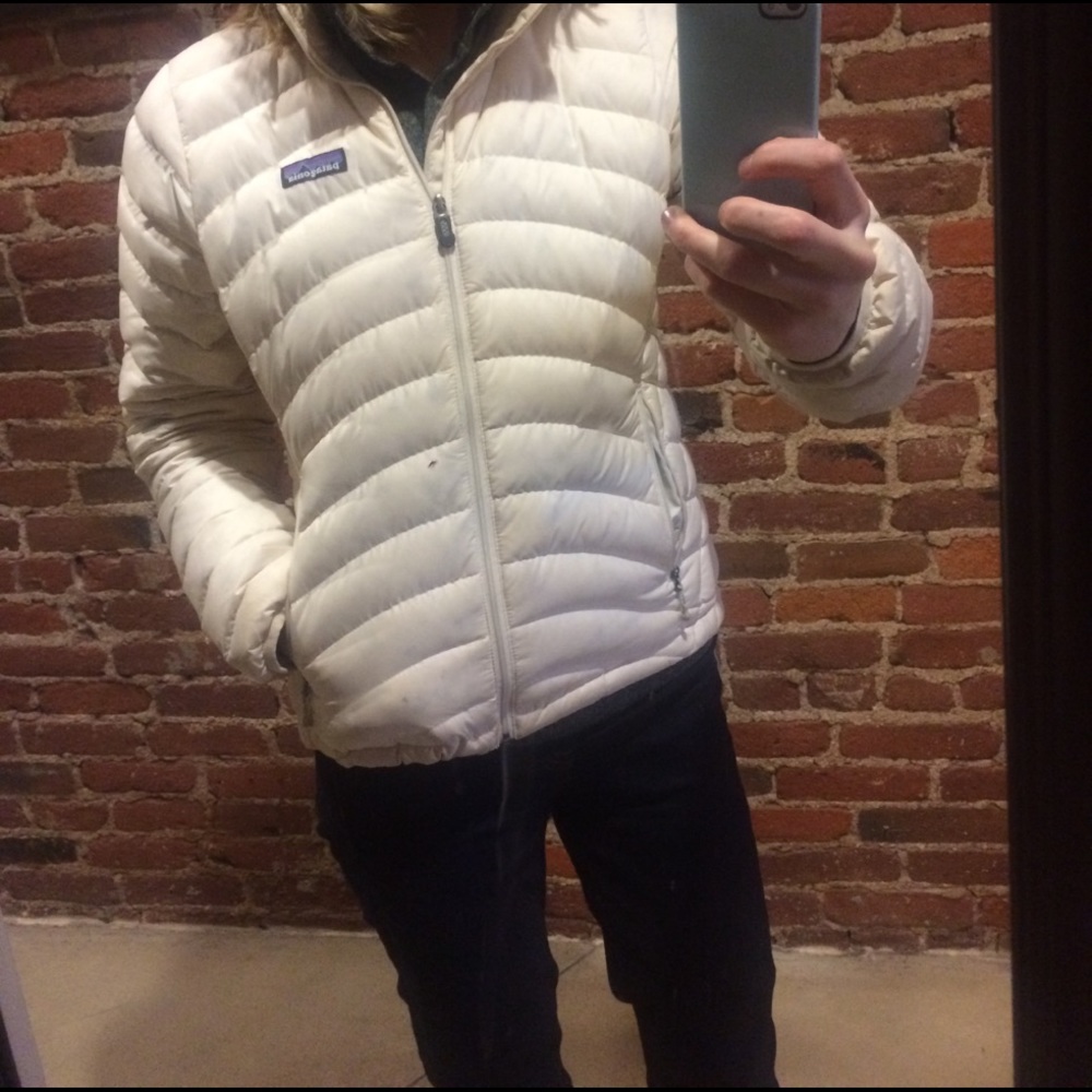 Patagonia White Down Jacket