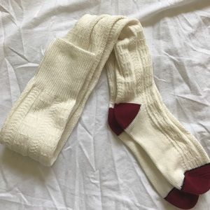 Abercrombe thigh high socks