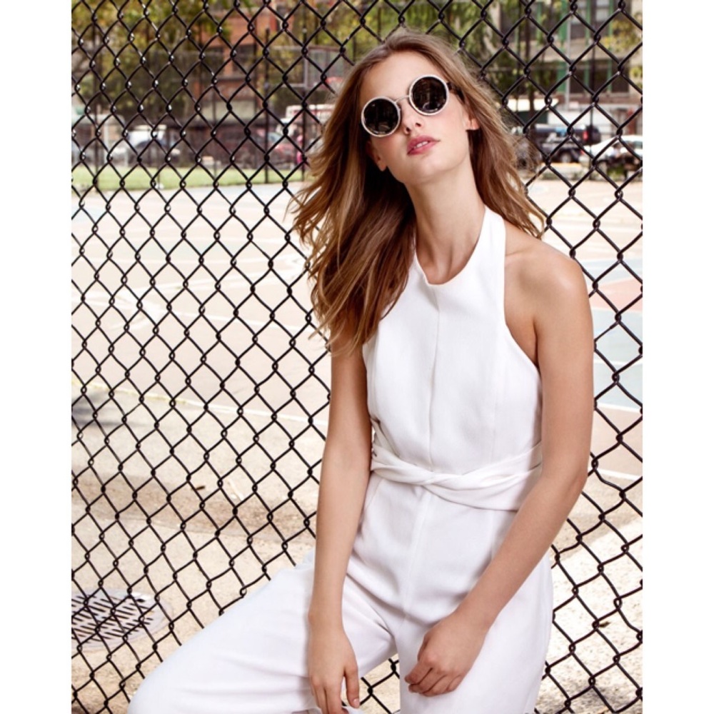 Ramy Brook White Freda Jumpsuit