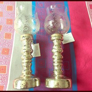 Antique candle stands/holders