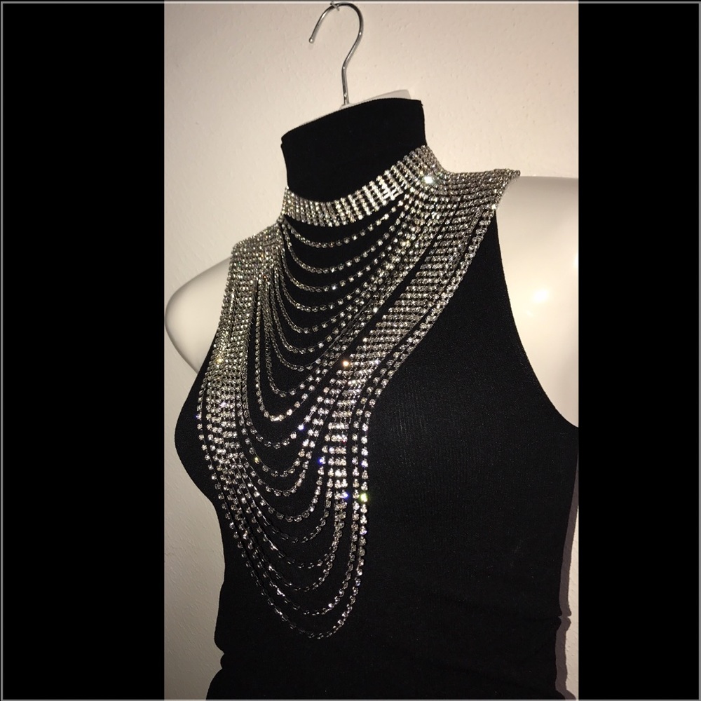 'Exclusive' Rhinestone Le Ciel Choker