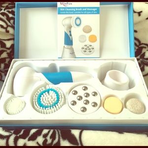 Skin-fun waterproof facial brush set