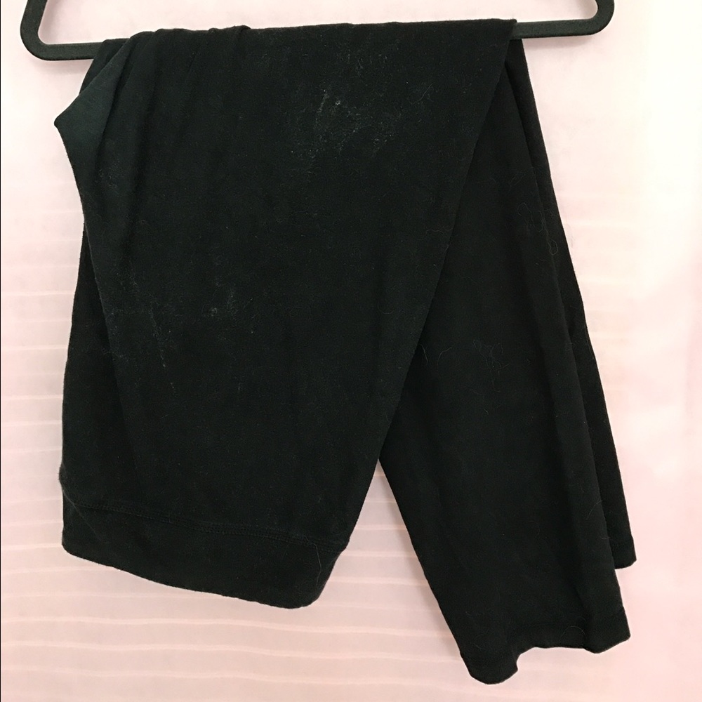 Black cotton leggings