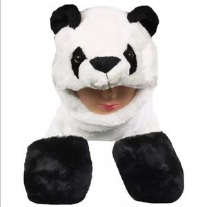 Panda winter hat plush anime
