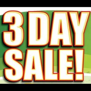 3 DAY CLOSET SALE! MAKE ME AN OFFER