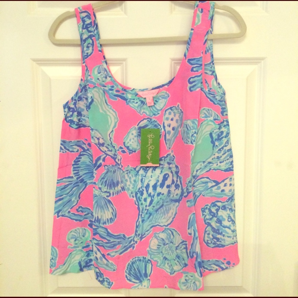 NWT Lilly Pulitzer silk tank top