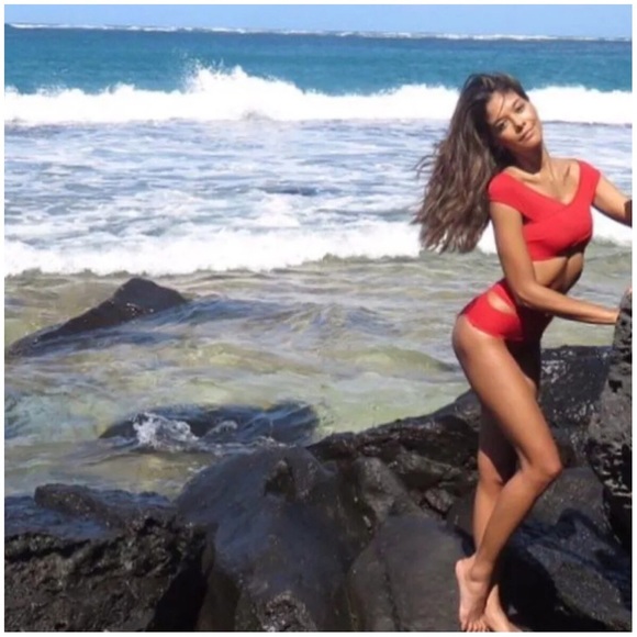 🌼 Bandage Off Shoulder High Waist Bikini - Picture 7 of 8