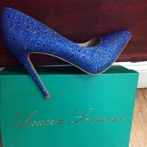 Lauren Lorraine Sparkle blues shoes