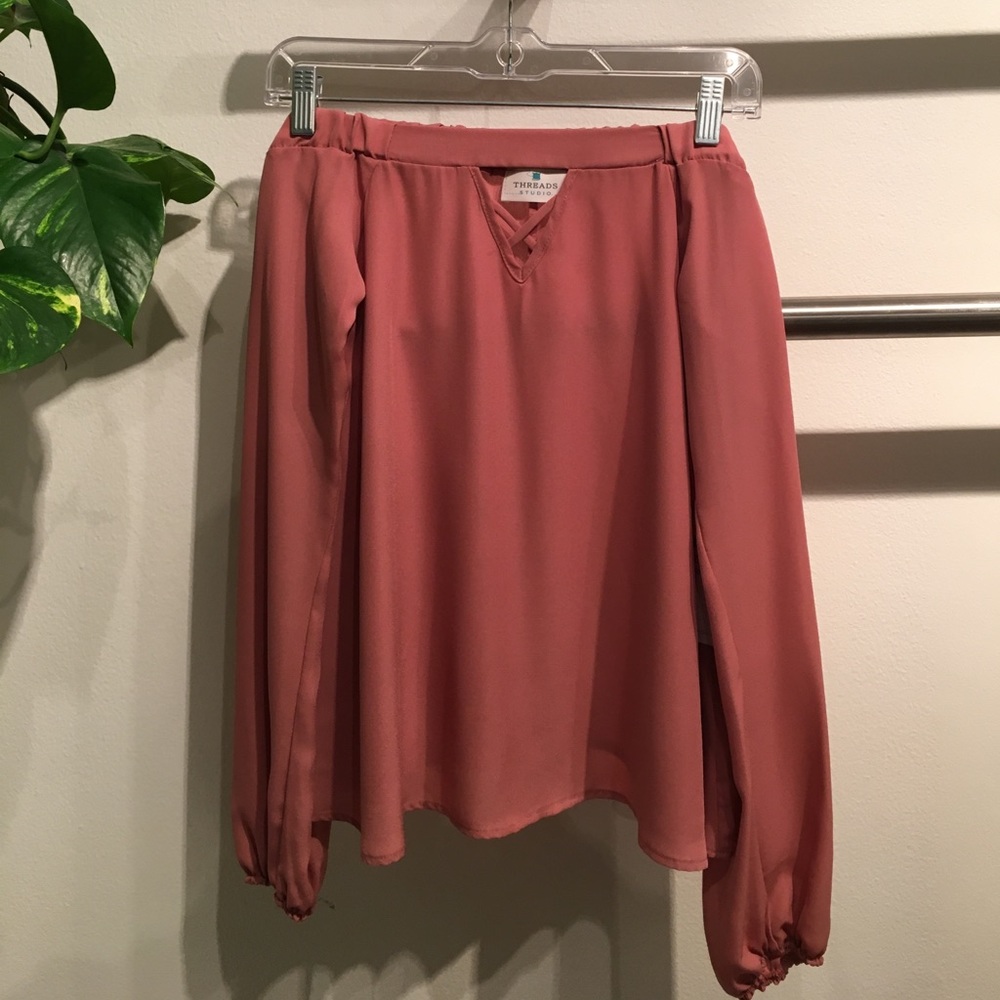 Cross Front Off Shoulder Top