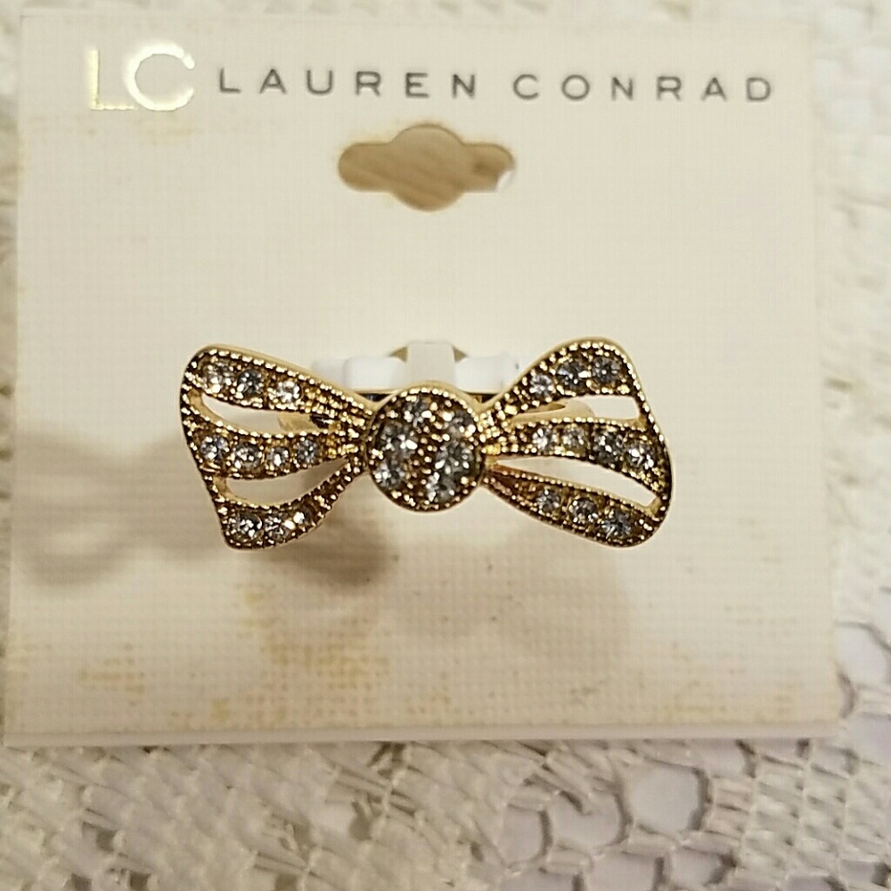 LC Lauren Conrad Gold Tone Bowl Ring