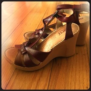 BORN wedge sandals