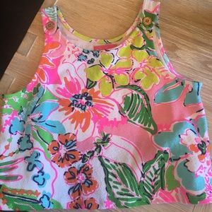 New Lilly Pulitzer target crop top L 10/12