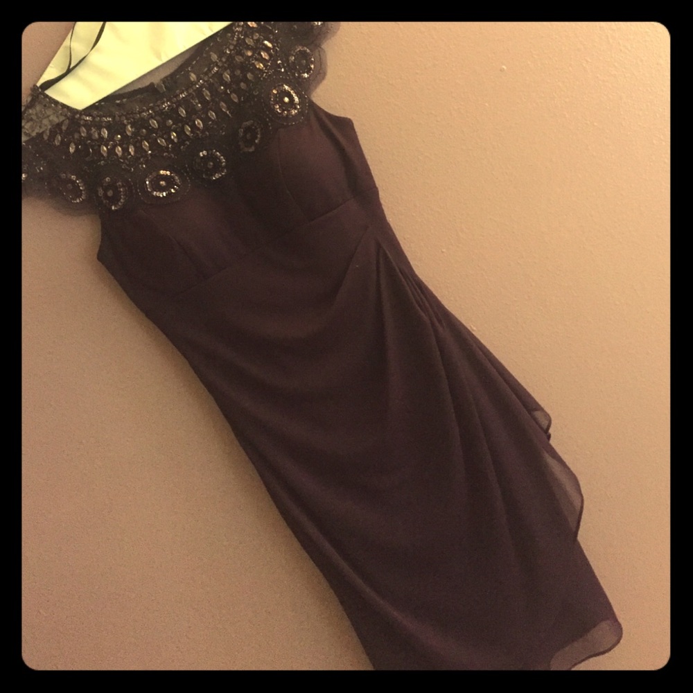 Xscape purple dress