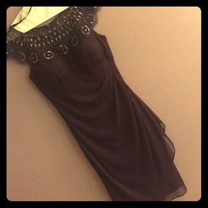 Xscape purple dress