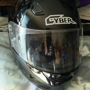 Cyber motorcycle helmet