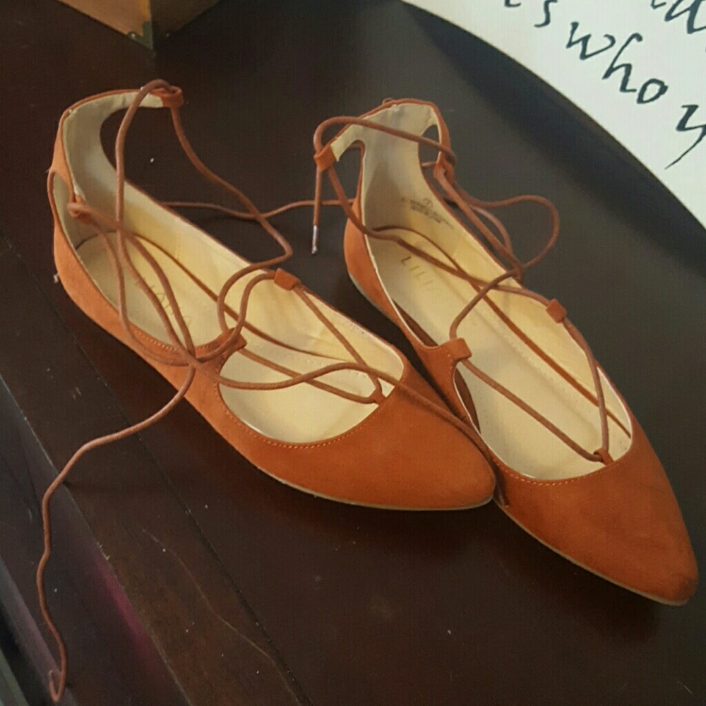 Lace up Flats