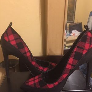 Checkerboard heels