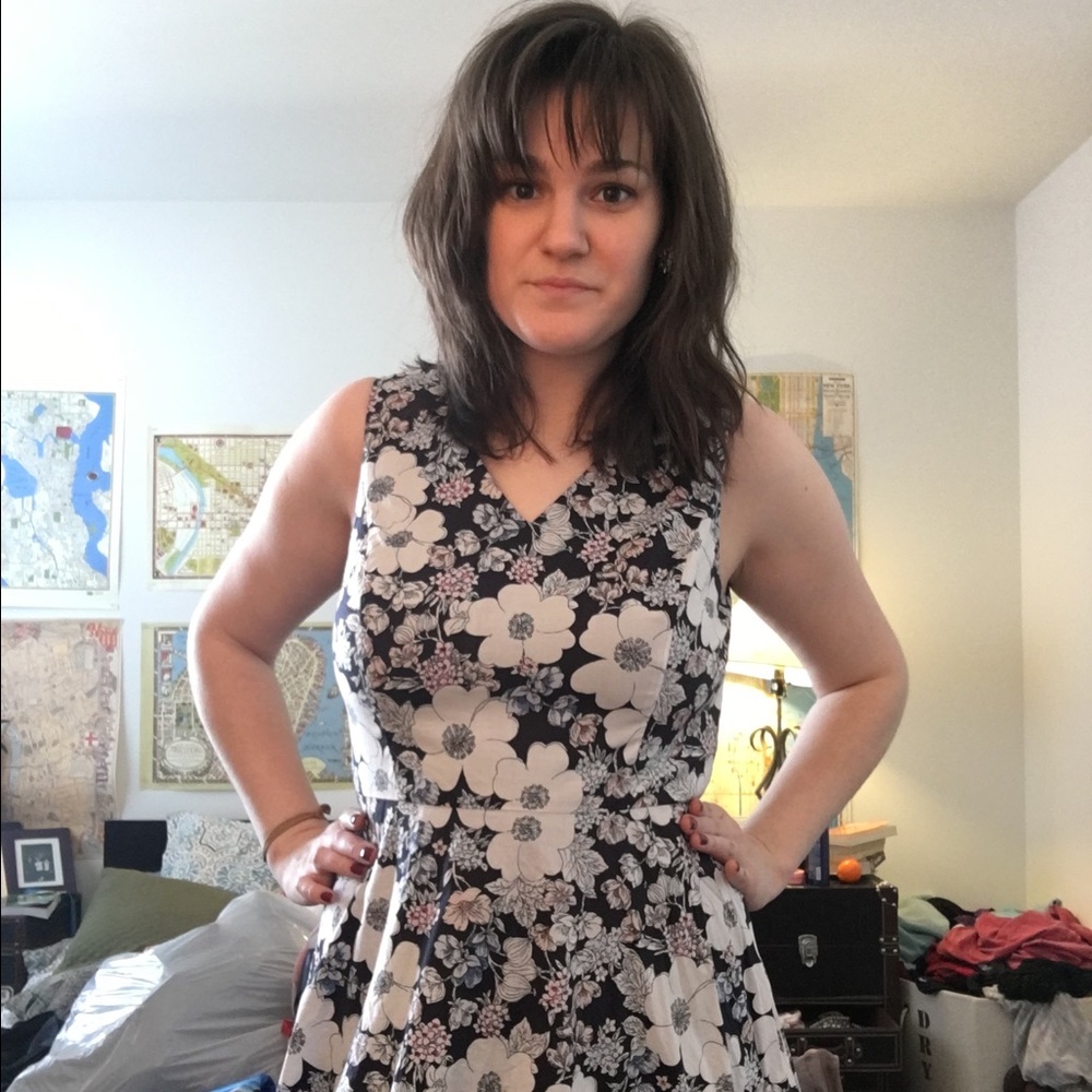 FINAL SALE ANN TAYLOR Floral dress
