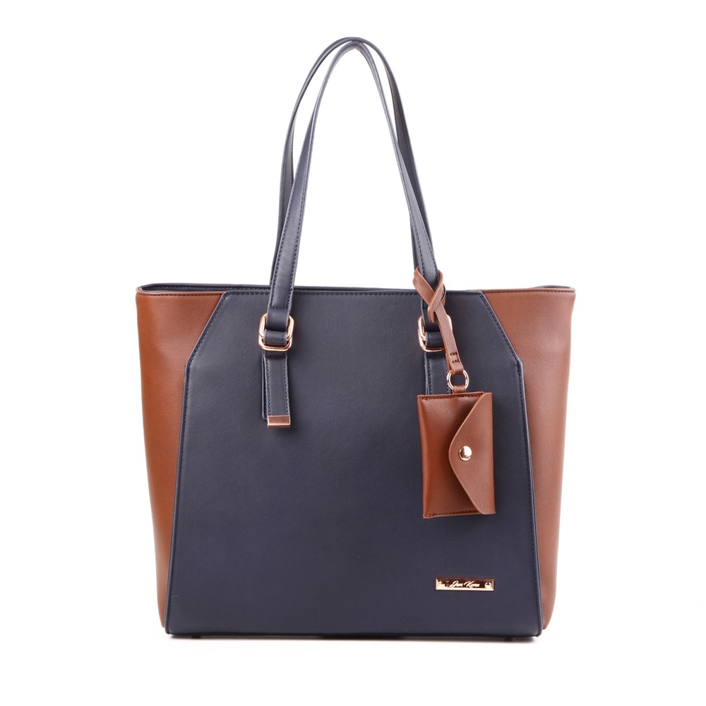 Carrie Tote Brown/Blue