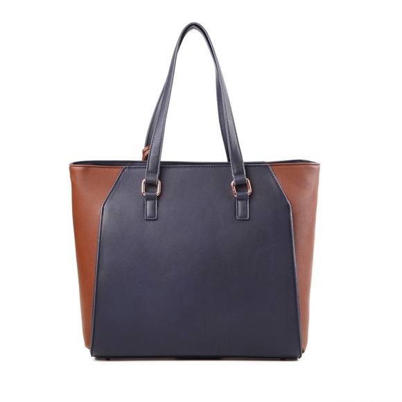 Carrie Tote Brown/Blue - Picture 3 of 3