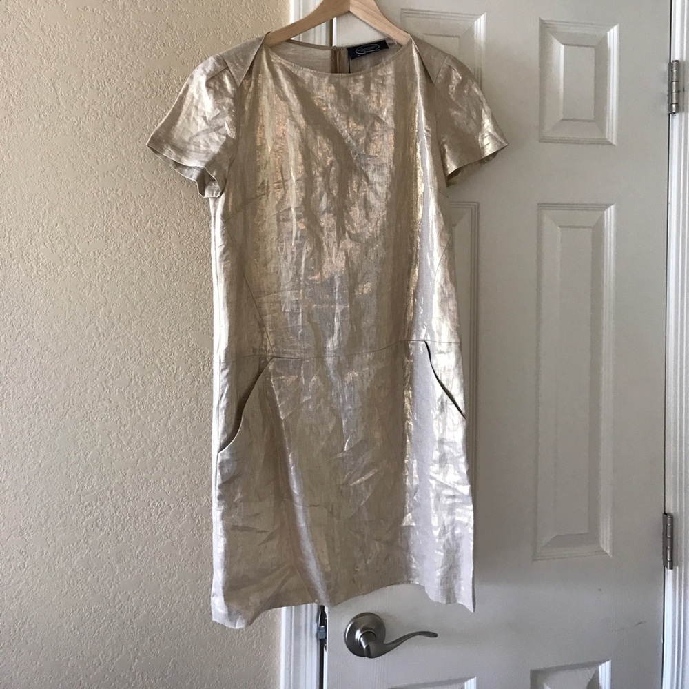 Gold Magaschoni Dress - Picture 2 of 4