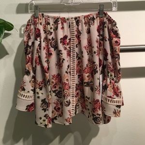 Floral Off Shoulder Top
