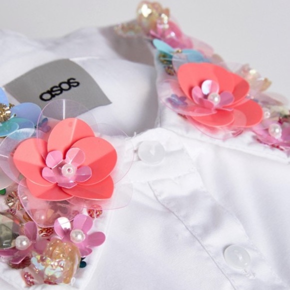 ISO ASOS Embellished Bib - Picture 2 of 3