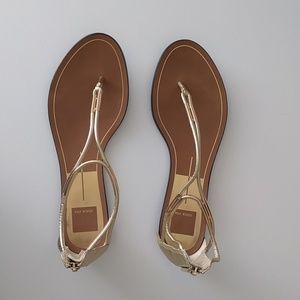 Gold Dolce Vita "Marnie" Strappy Sandals