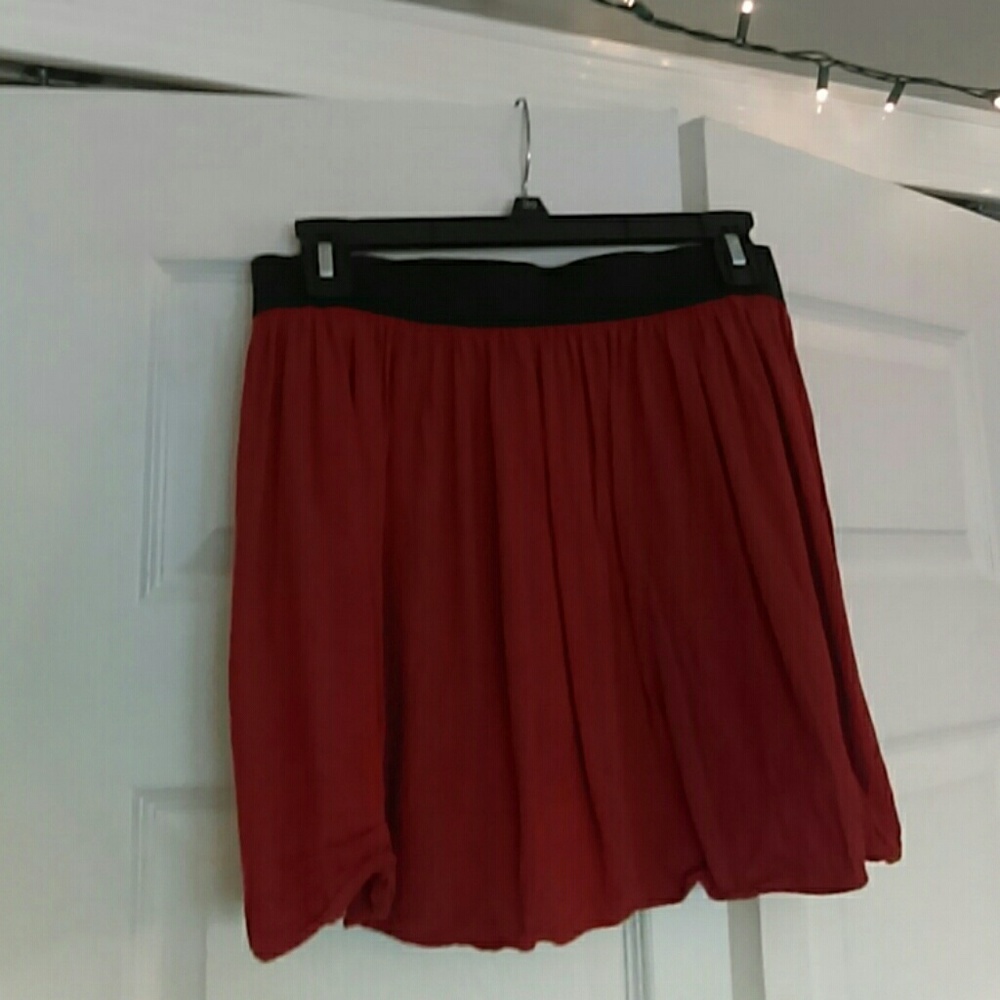 Rust colored skirt