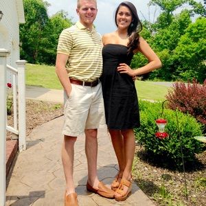 Old Navy Black Strapless Dress