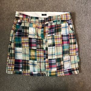 J. Crew Plaid Skirt