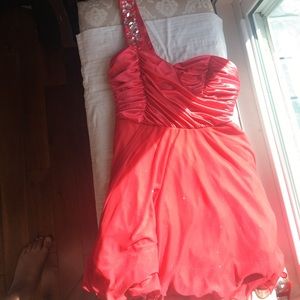 My Michelle coral dress