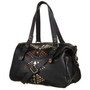Topshop Studded Holdall Black Crossbody Bag Topshop Studded Holdall Black Crossbody Bag
