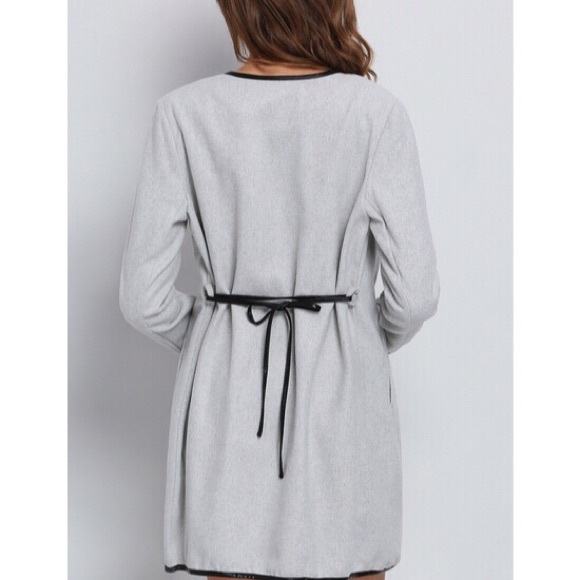 Grey Long Sleeve Jacket - Picture 3 of 3