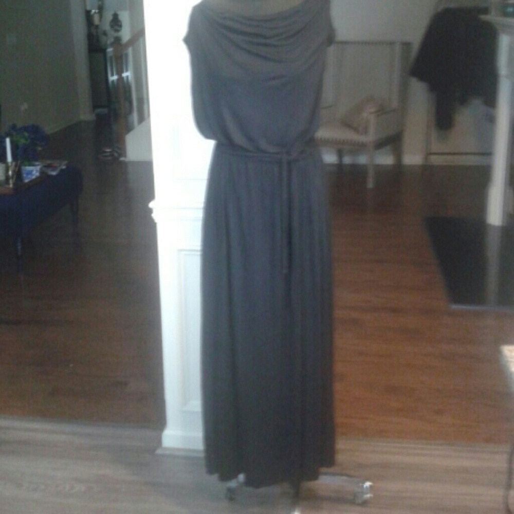 Size 20-22 Long belted maxi dress