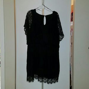 Never worn, lace, black dress