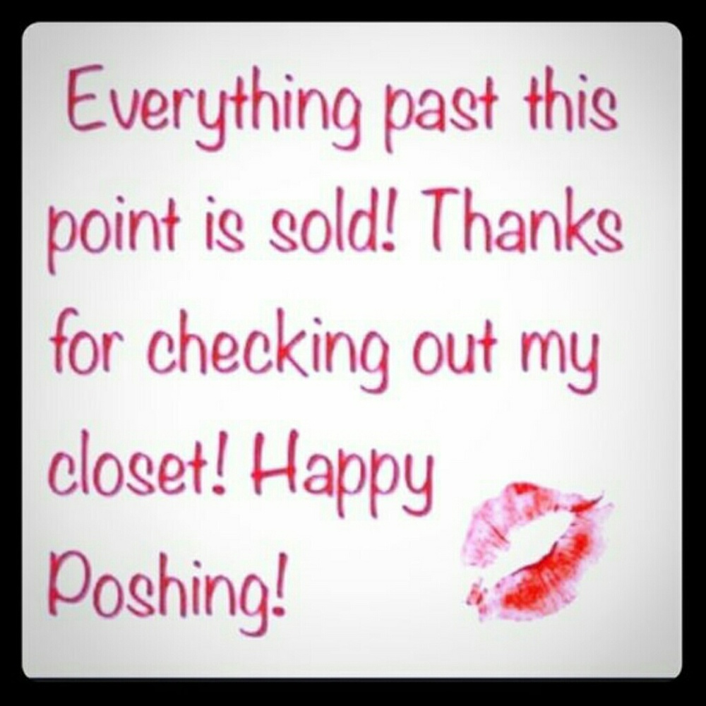 Items Below Have Sold