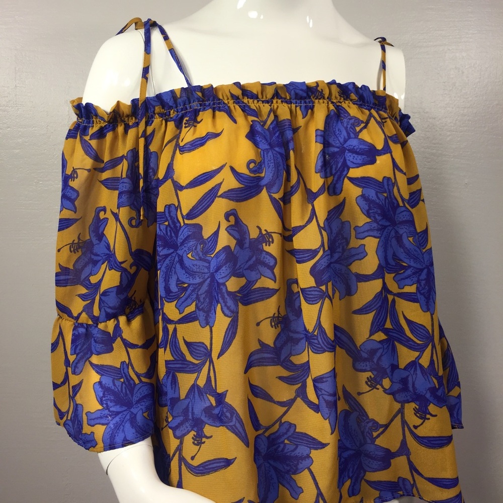 FLORAL BARDOT TOP