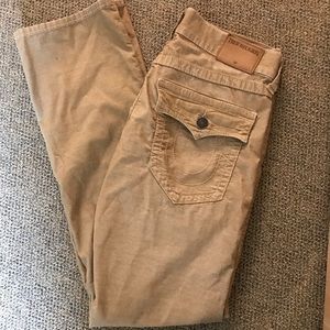 True Religion men's corduroy size 31