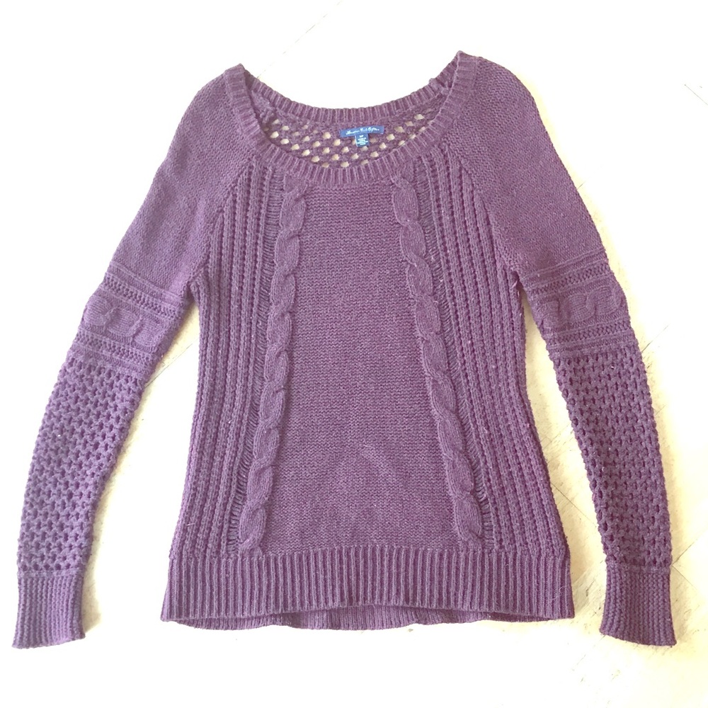 Burgundy  American Eagle Outfitters Sweater