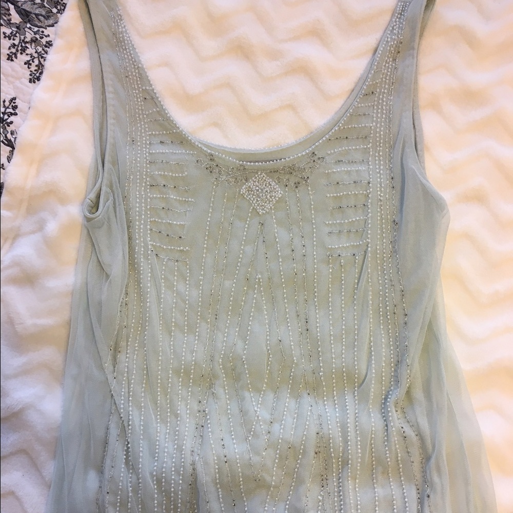 Size S gorgeous beaded H&M tank.