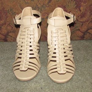 Amazing Lace Cream colored Strappy Booties