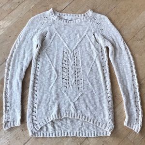 Off white knit sweater