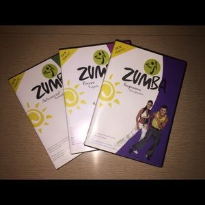 Zumba CD's - set of 3