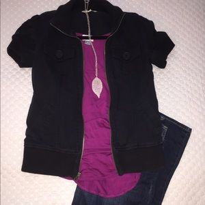 Black Rubbish brand jacket